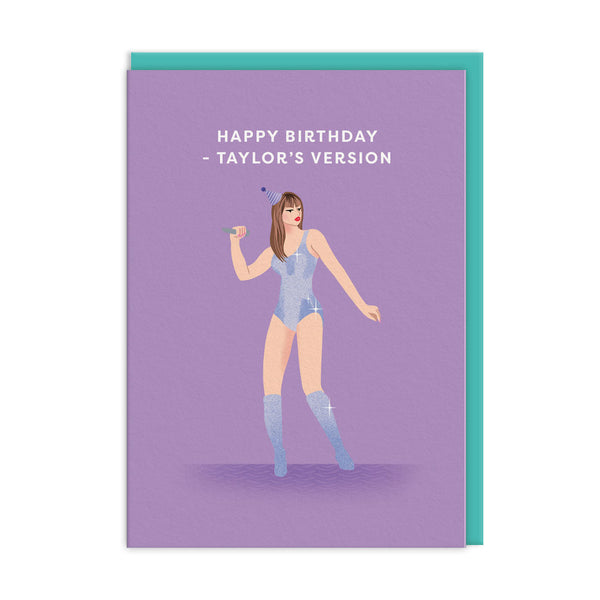 OOH DEER Taylor Swift Happy Birthday Card