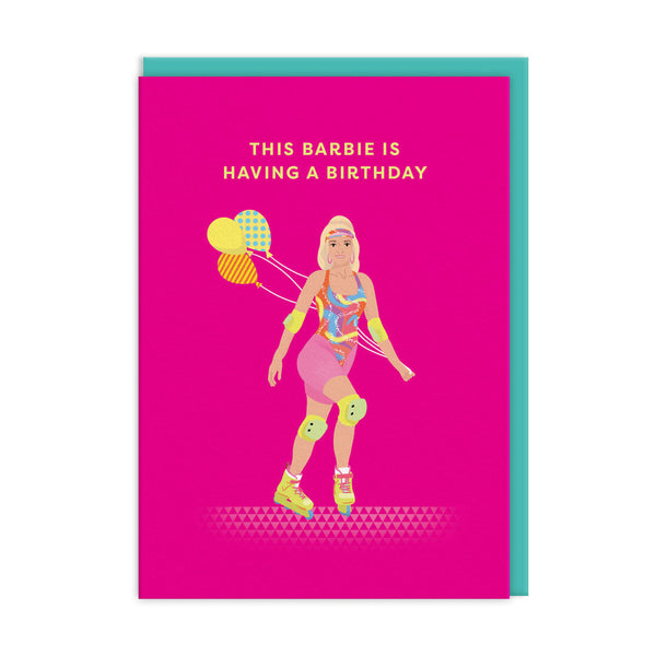 OOH DEER Margot Robbie Barbie Birthday Card