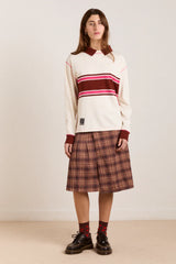 OLINA PLACEMENT STRIPE RUGBY - ECRU