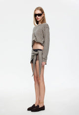 OLSEN KNIT - SLATE STRIPE