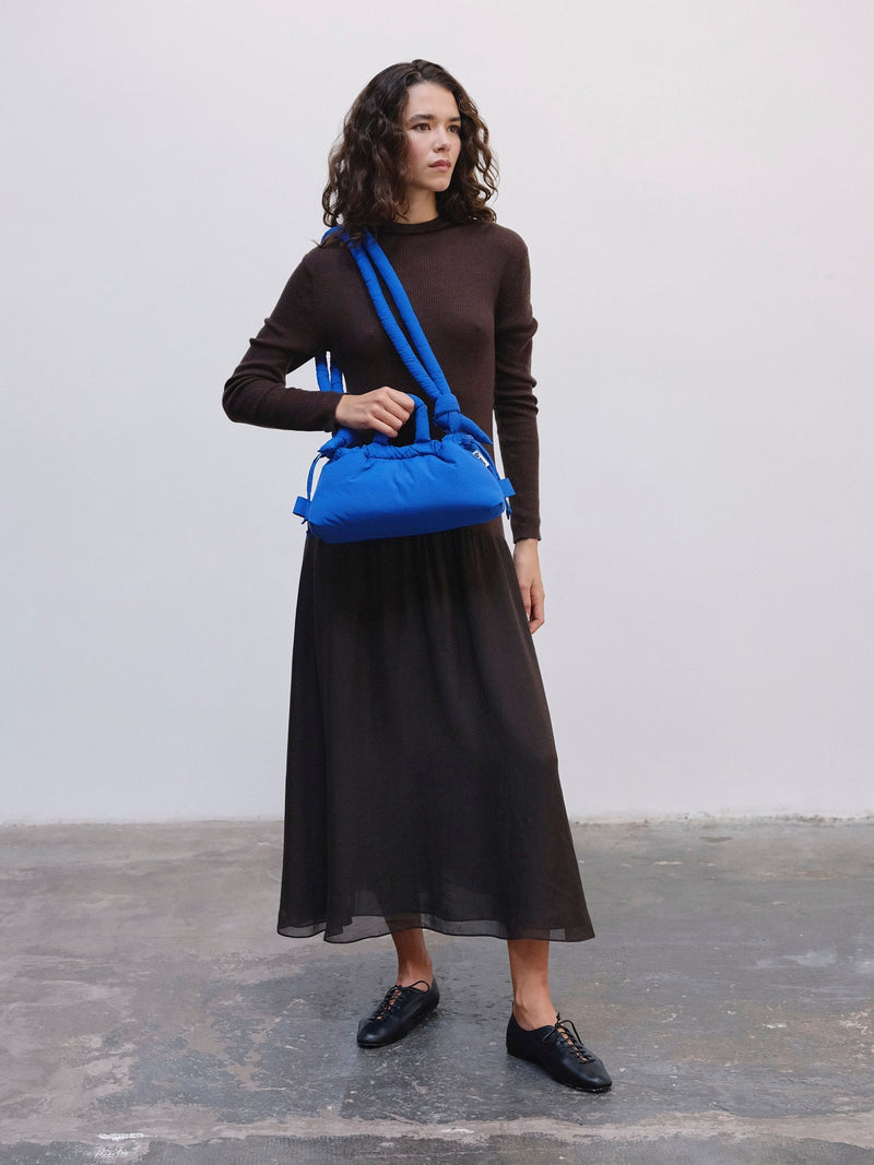 ONA BAGUETTE BAG - COBALT BLUE 