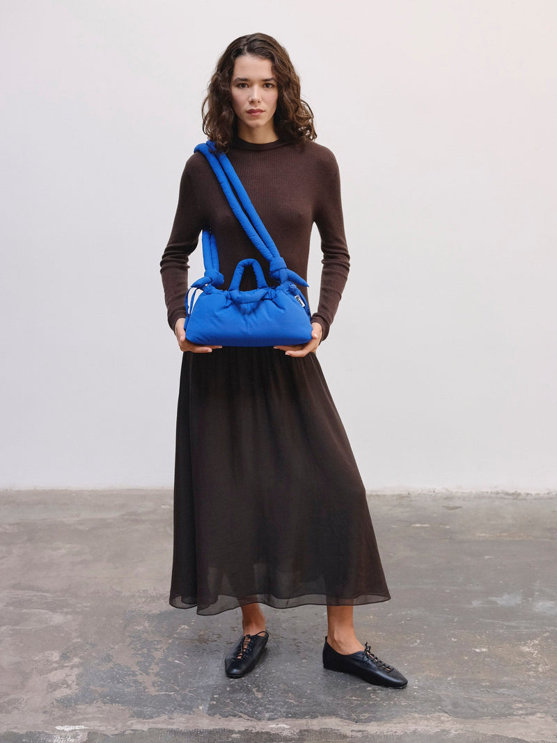 ONA BAGUETTE BAG - COBALT BLUE 