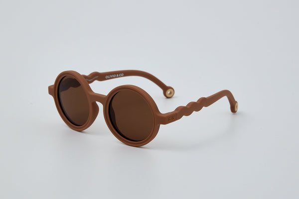 KIDS Round Sunglasses - Chocolate