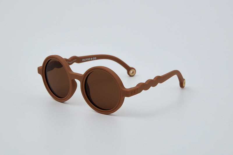 KIDS Round Sunglasses - Chocolate