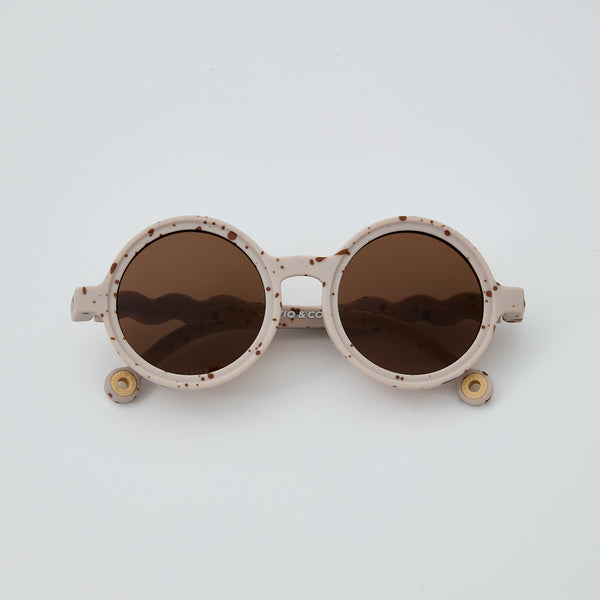 KIDS Round Sunglasses - Vanilla Brownie