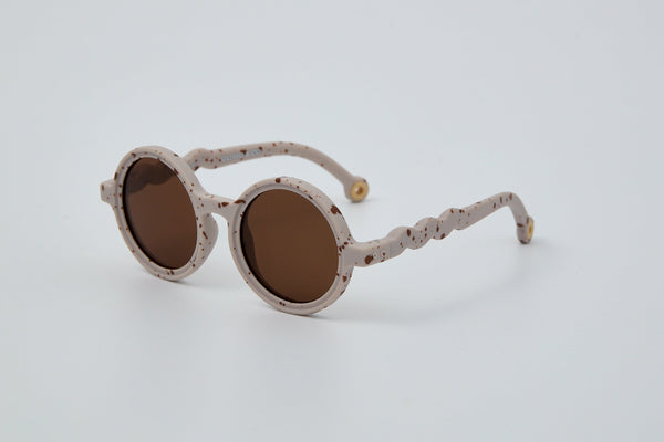 KIDS Round Sunglasses - Vanilla Brownie