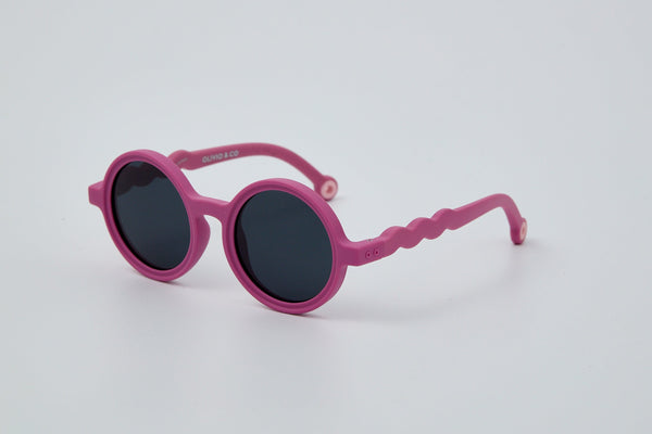 KIDS  Round Sunglasses - Rock Rose