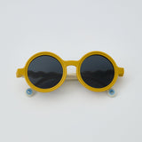 KIDS  Round Sunglasses - Vacation Yellow