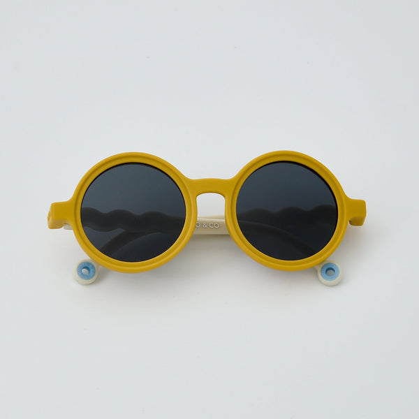 KIDS  Round Sunglasses - Vacation Yellow