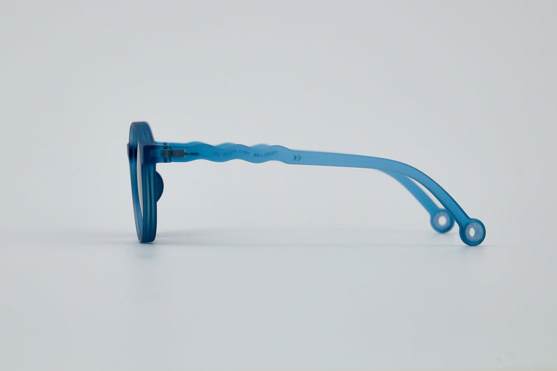 JUNIOR+ Oval Sunglasses - Navy Blue