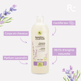 Olive-Lavender,  with organic olive oil, bottle of 1L