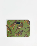 Olive Leopard Laptop Sleeve 13-14"