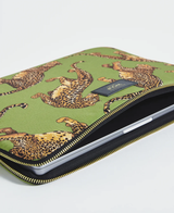 Olive Leopard Laptop Sleeve 13-14"