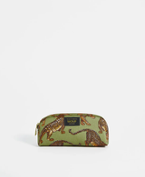 Olive Leopard Makeup Bag