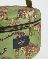 Olive Leopard Vanity Bag