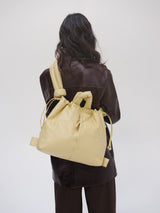 Ona Vegan leather Bag - Butter yellow