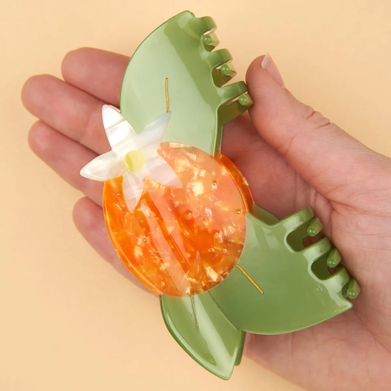 Orange Blossom Hair Claw
