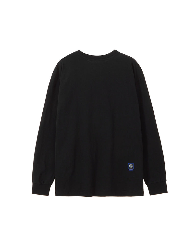 PAA CHEST POCKET LS TEE_BLACK