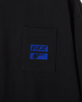 PAA CHEST POCKET LS TEE_BLACK