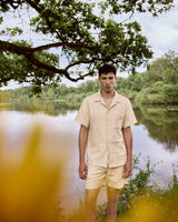 PAIOLIVE SHIRT WOVEN - ECRU VISCOSE