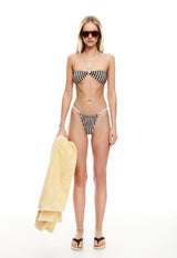 PARADISO BOTTOM - BEIGE STRIPE