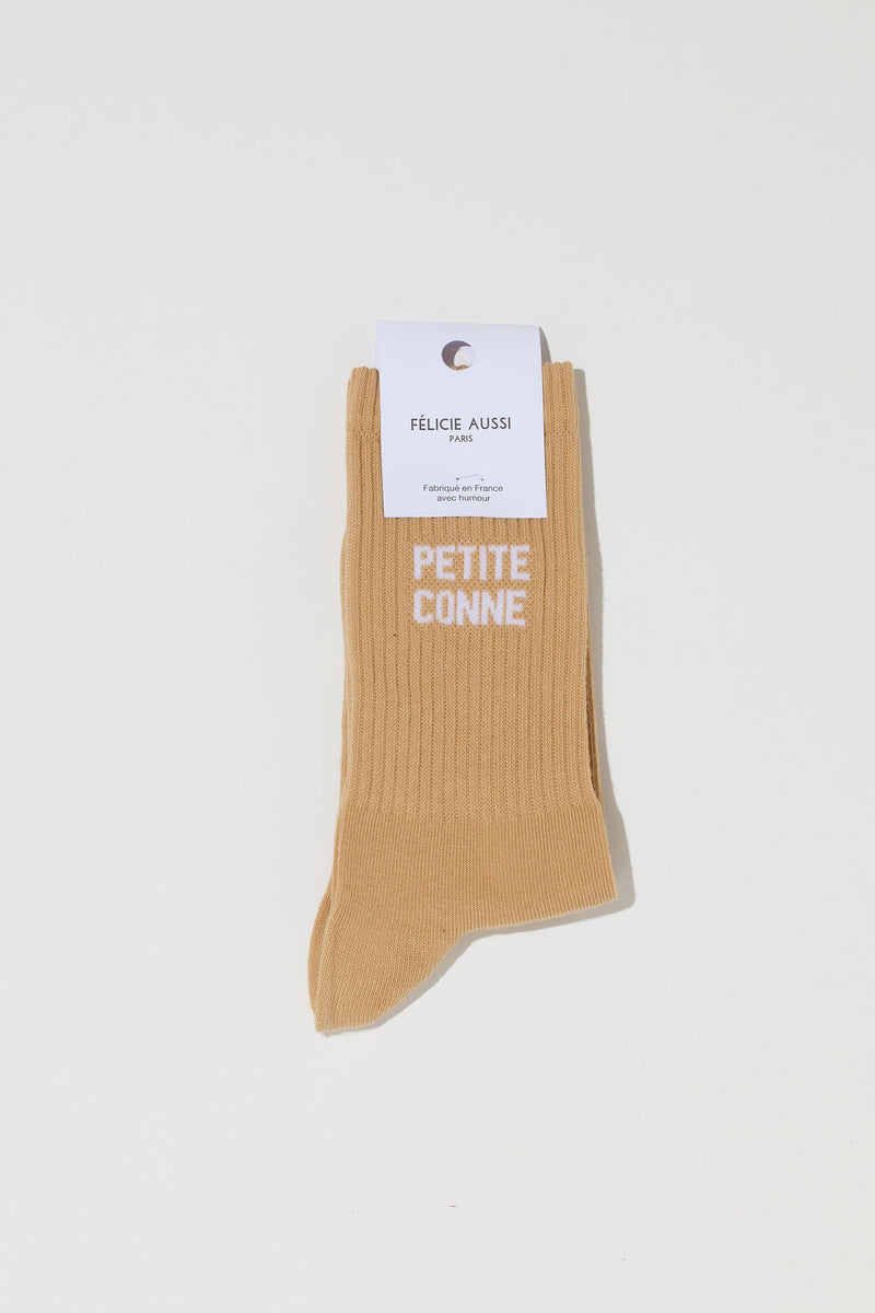 PETITE CONNE SOCKS - SABLE