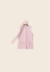 PINK LADIES PEGGY VEST - BLUSH