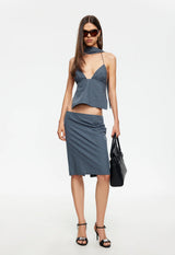 PLAY ON HALTER - NAVY