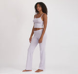 POINTELLE TOP - SOFT LILAC