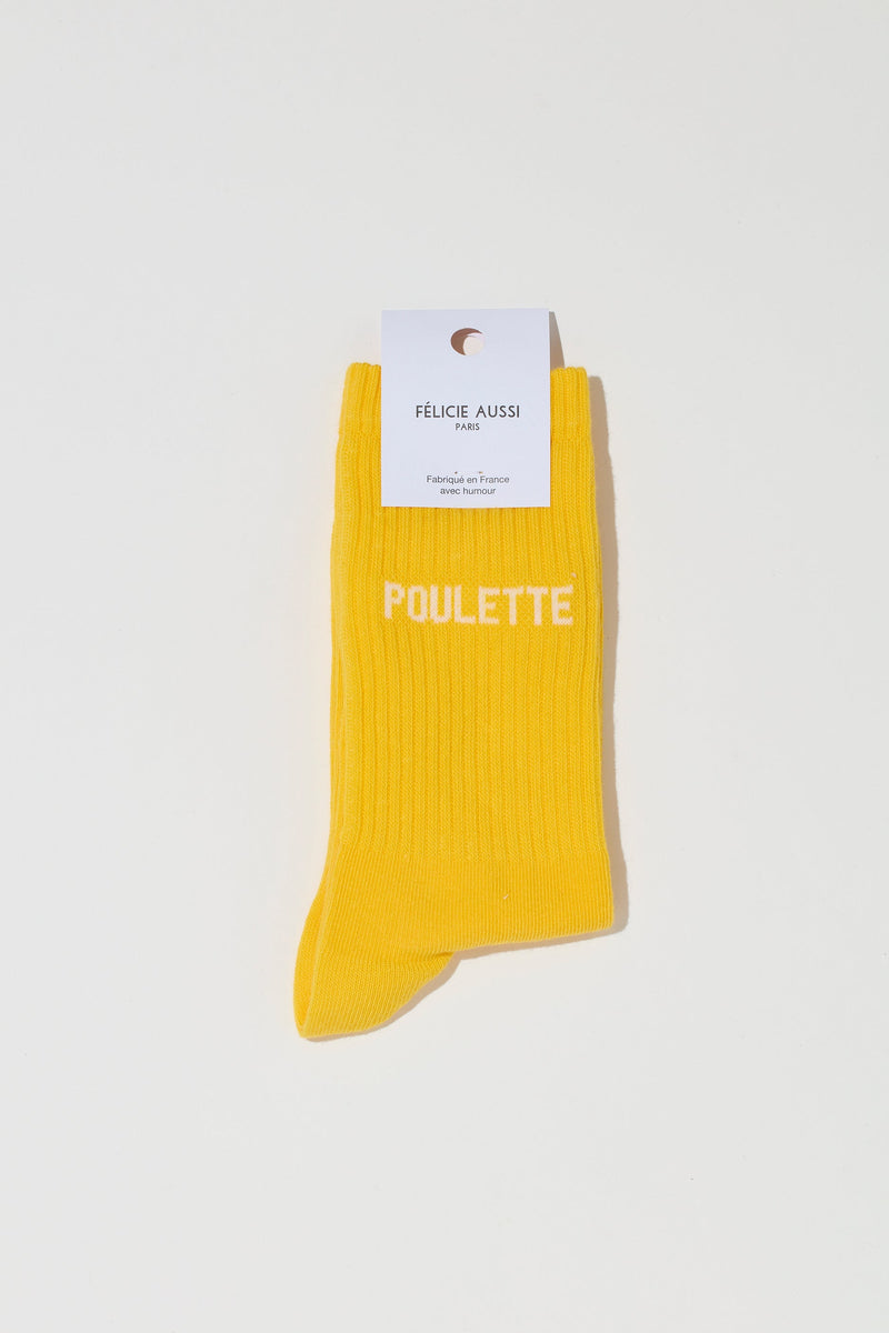 POULETTE SOCKS - YELLOW