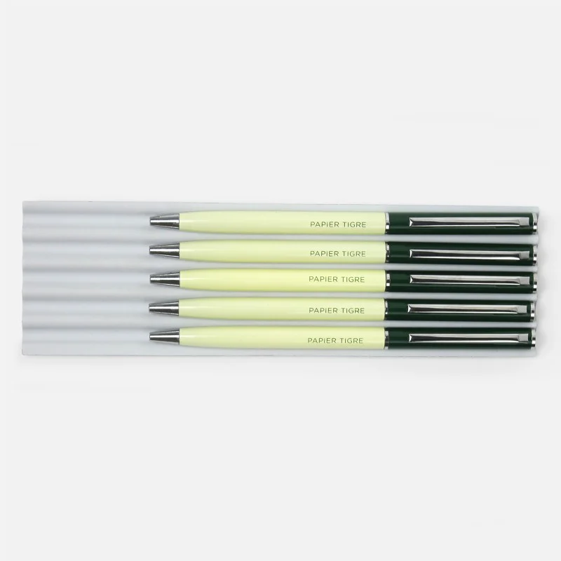 PAPIER TIGRE Ballpoint Pen - Green Yellow