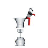  PULCINA,ESPRESSO COFFEE MAKER, RED, 7CL 