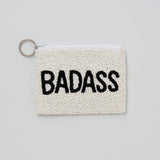 PURSE BAD ASS - WHITE/BLACK