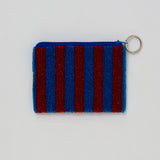 PURSE DOXIE STRIPE - BLUE/RED
