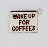 PURSE ICED COFFEE CLUB - WHITE/BROWN