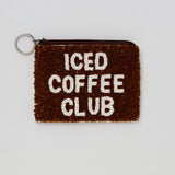 PURSE ICED COFFEE CLUB - WHITE/BROWN