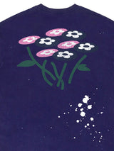 Paint Flower Bouquet Tee - Purple