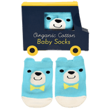 Pair of baby socks - Blue bear 