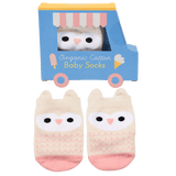 Pair of baby socks - Pink owl 