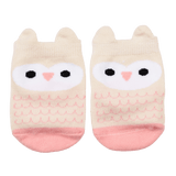 Pair of baby socks - Pink owl 