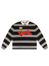 Patchwork Polo L/S - Black
