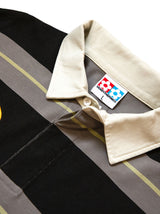 Patchwork Polo L/S - Black