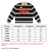 Patchwork Polo L/S - Black