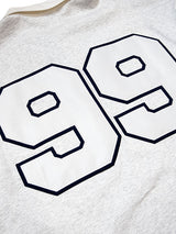 Patchwork Polo L/S - Heather Grey