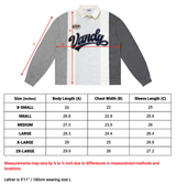 Patchwork Polo L/S - Heather Grey