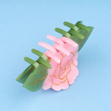 Peony hair claw