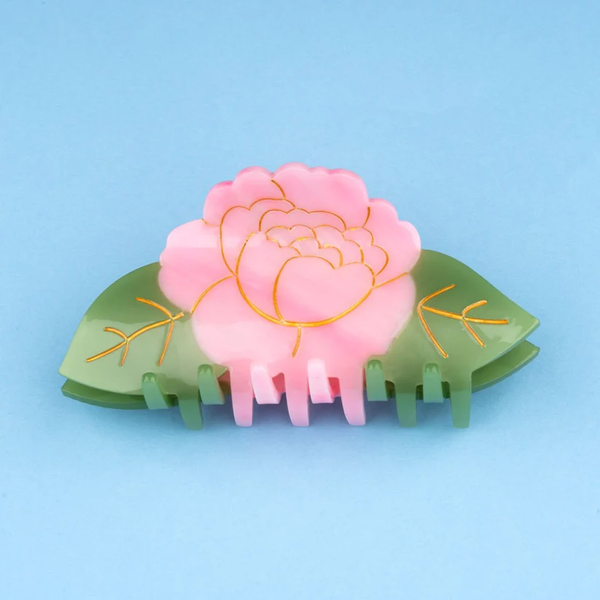 Peony hair claw