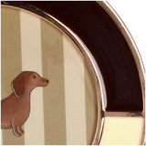 Photo Frame Zinc Alloy Brown 10x10cm