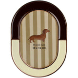 Photo Frame Zinc Alloy Brown 10x15cm