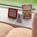 Photo frame rift rectangle ice blue